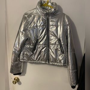 Metallic Vigoss coat purchased from Saks 5th Ave.